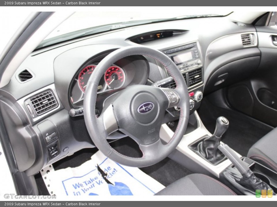 Carbon Black Interior Prime Interior for the 2009 Subaru Impreza WRX Sedan #77895649