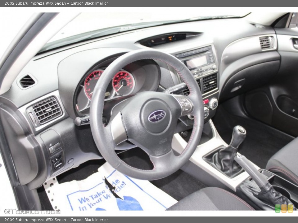 Carbon Black 2009 Subaru Impreza Interiors