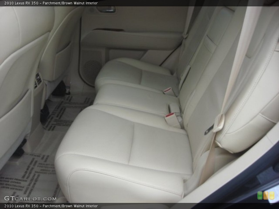 Parchment/Brown Walnut Interior Rear Seat for the 2010 Lexus RX 350 #77896117
