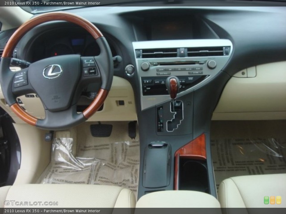Parchment/Brown Walnut Interior Dashboard for the 2010 Lexus RX 350 #77896206