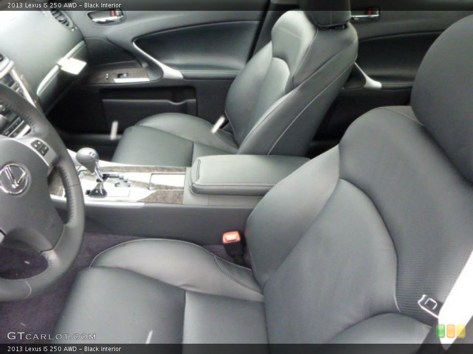 Black Interior Front Seat for the 2013 Lexus IS 250 AWD #77896252