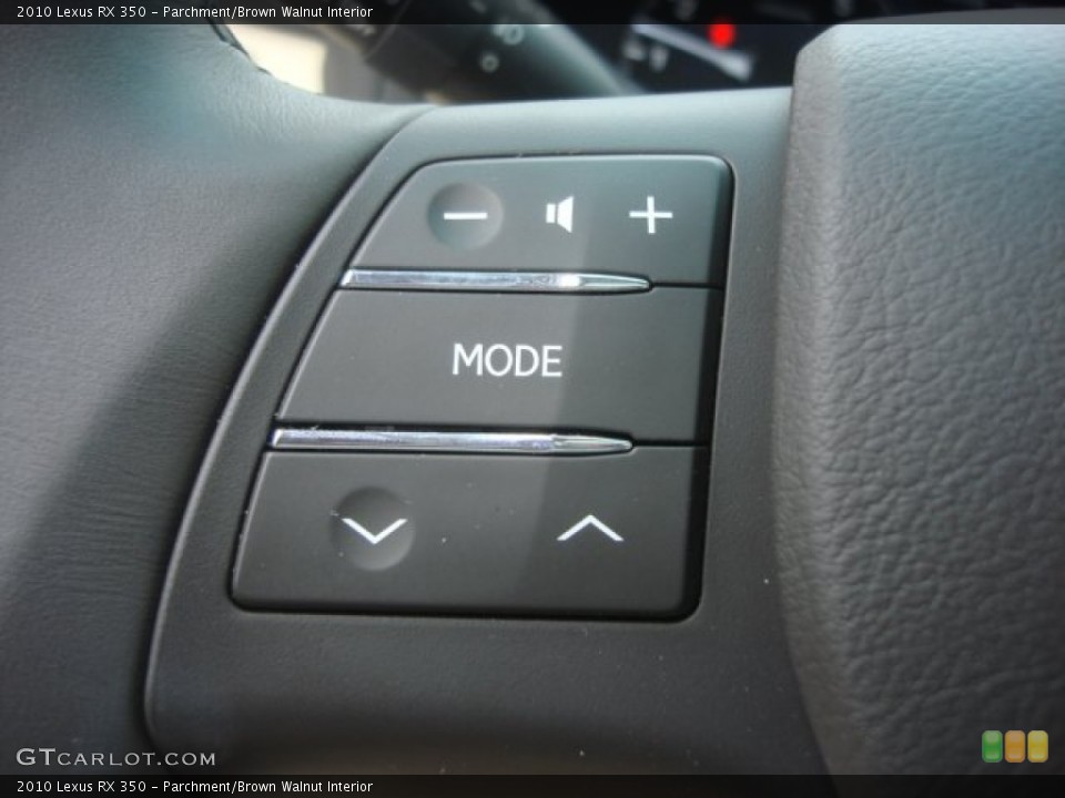 Parchment/Brown Walnut Interior Controls for the 2010 Lexus RX 350 #77896272