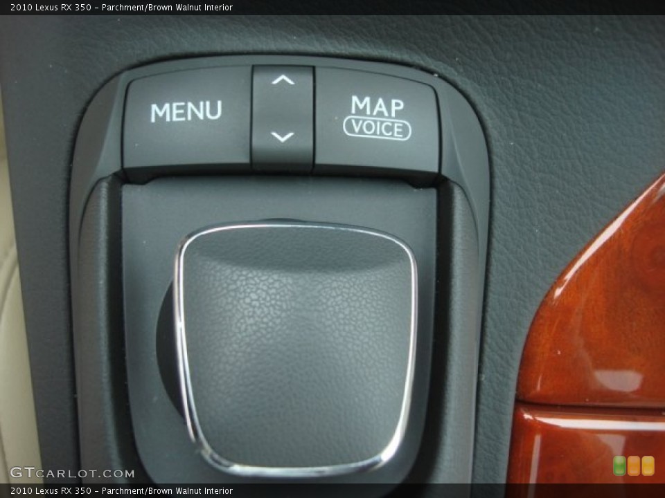 Parchment/Brown Walnut Interior Controls for the 2010 Lexus RX 350 #77896431