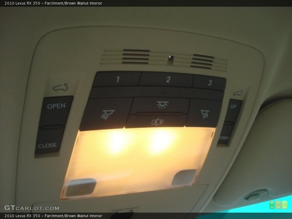 Parchment/Brown Walnut Interior Controls for the 2010 Lexus RX 350 #77896511