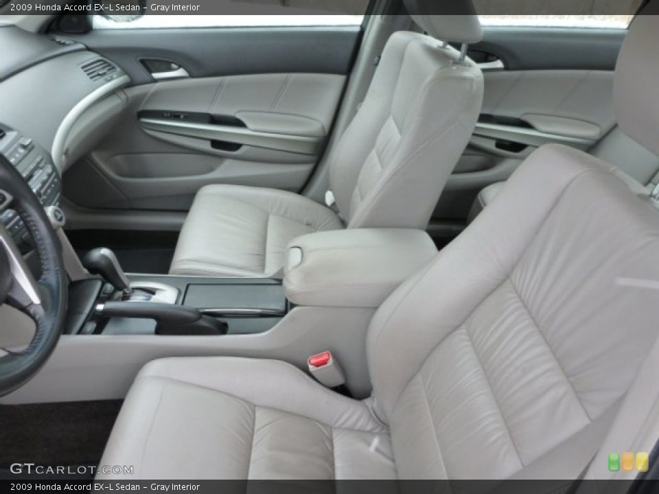 Gray Interior Front Seat for the 2009 Honda Accord EX-L Sedan #77896708