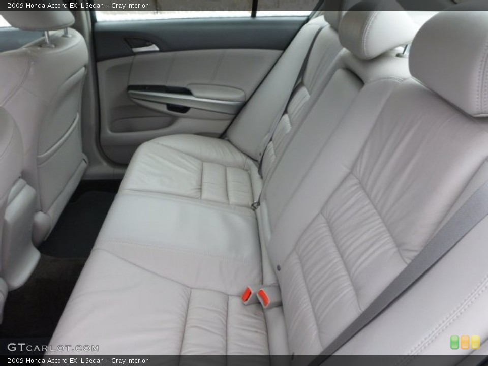 Gray Interior Rear Seat for the 2009 Honda Accord EX-L Sedan #77896726