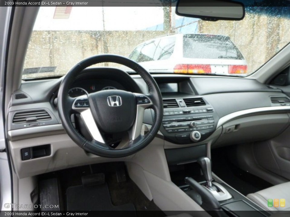Gray Interior Dashboard for the 2009 Honda Accord EX-L Sedan #77896750