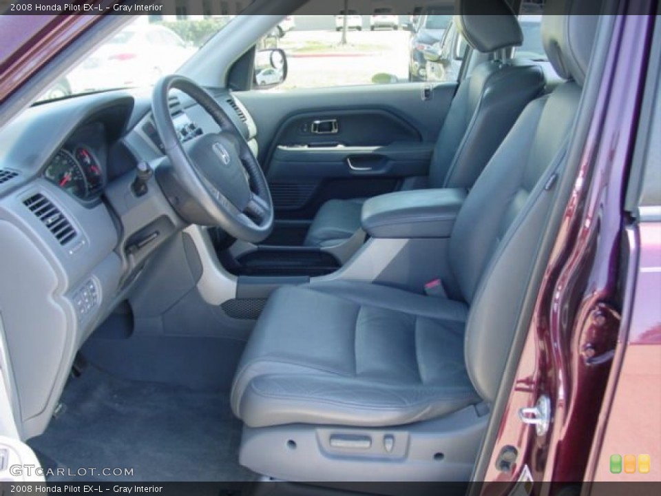 Gray Interior Front Seat for the 2008 Honda Pilot EX-L #77899709