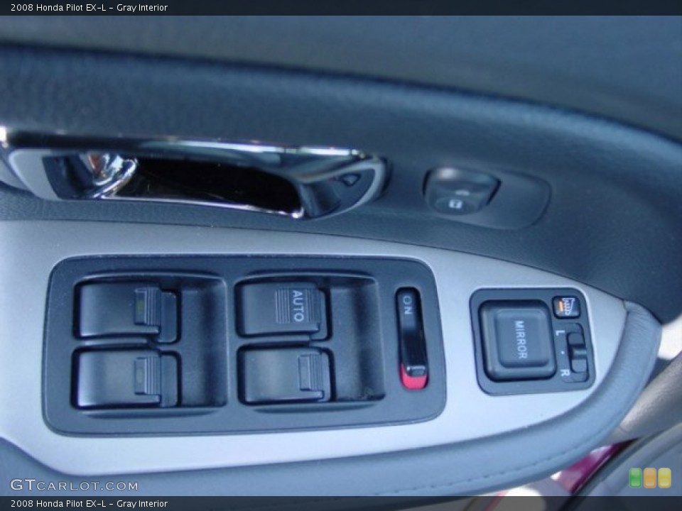 Gray Interior Controls for the 2008 Honda Pilot EX-L #77899861