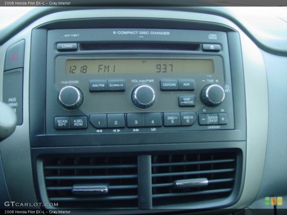 Gray Interior Audio System for the 2008 Honda Pilot EX-L #77899993