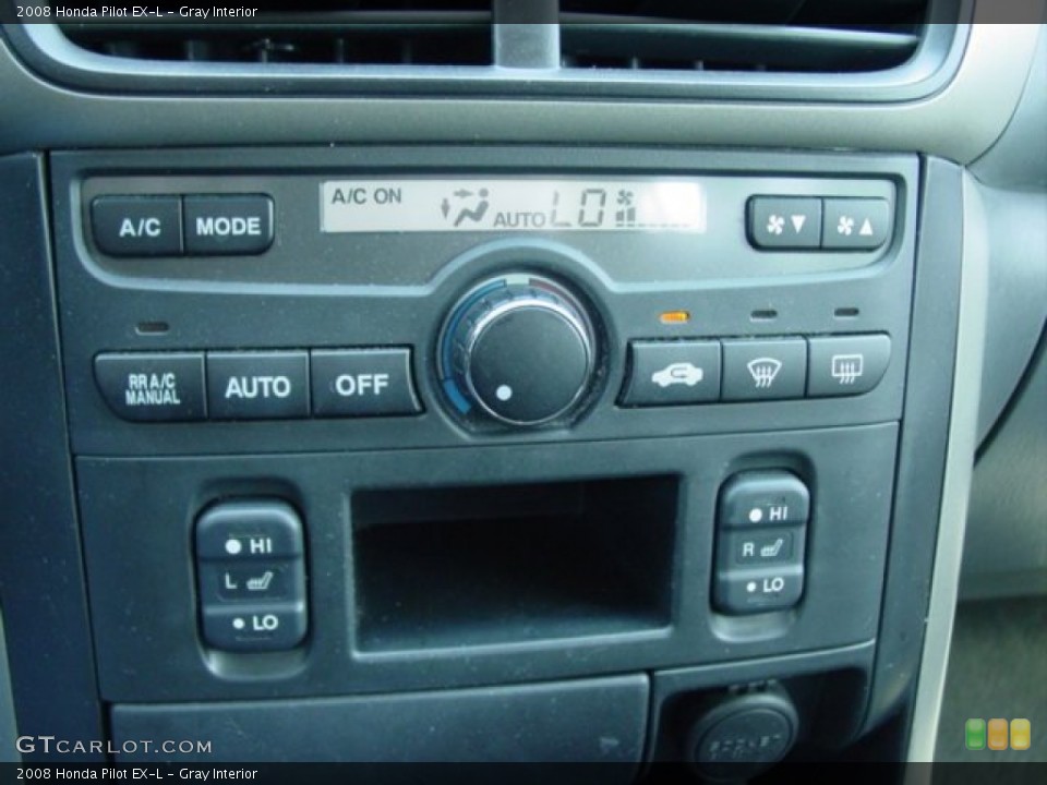 Gray Interior Controls for the 2008 Honda Pilot EX-L #77900011