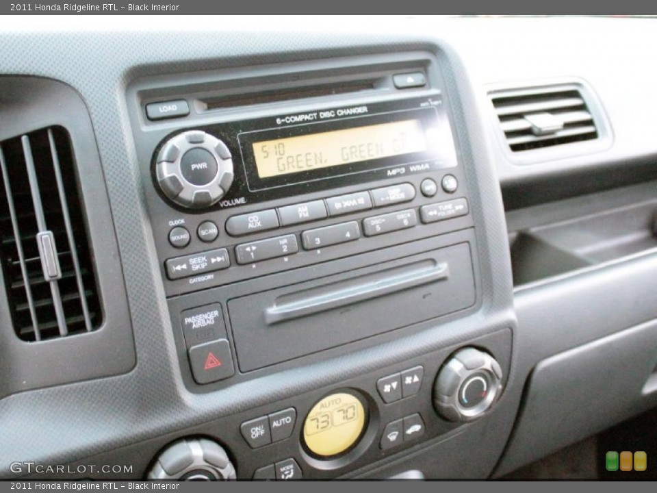 Black Interior Controls for the 2011 Honda Ridgeline RTL #77900152