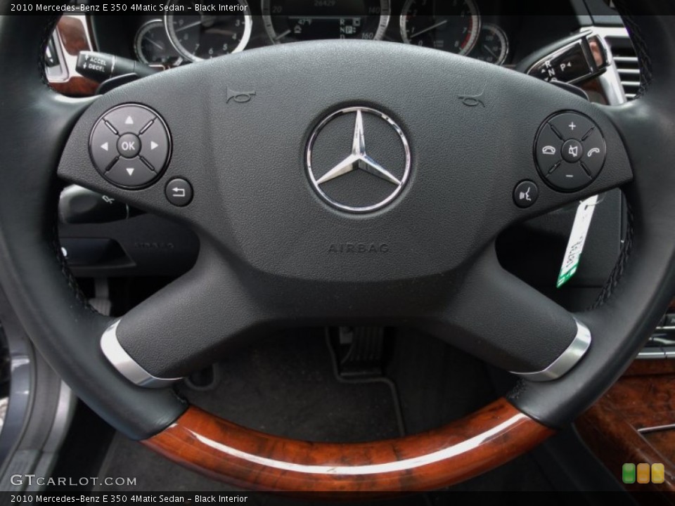 Black Interior Controls for the 2010 Mercedes-Benz E 350 4Matic Sedan #77900287