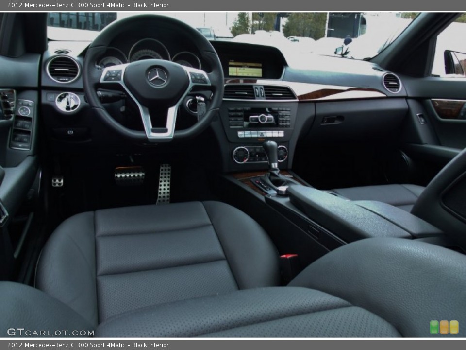 Black Interior Prime Interior for the 2012 Mercedes-Benz C 300 Sport 4Matic #77900696