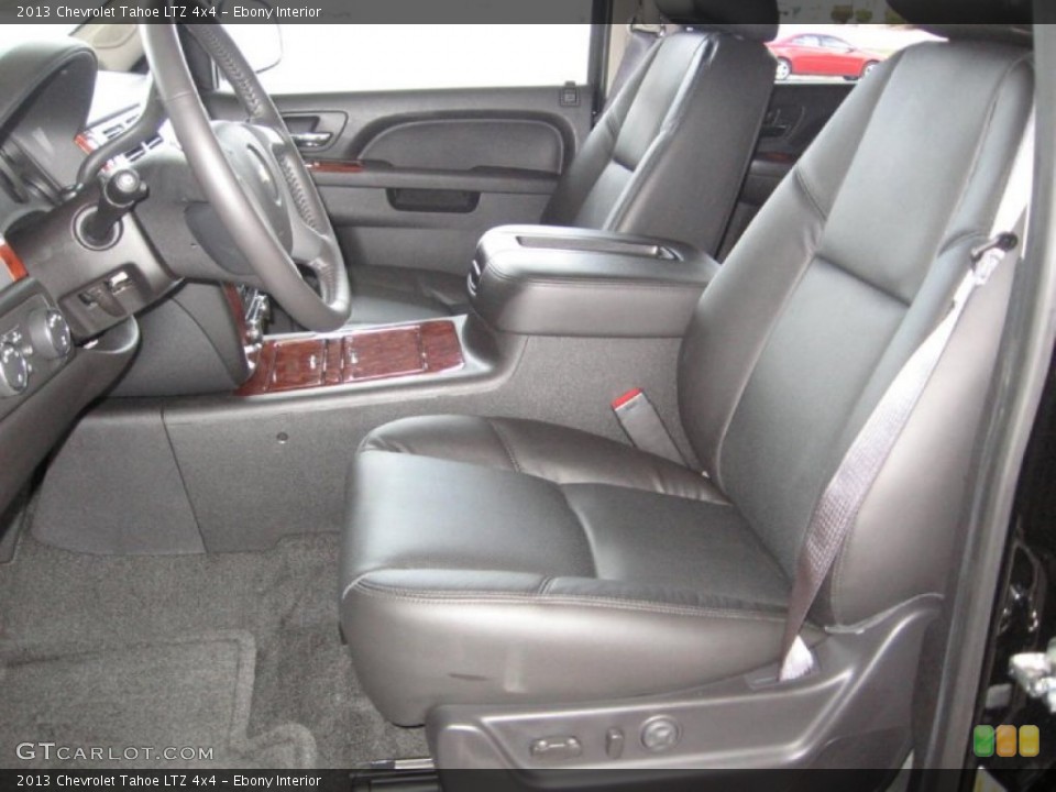 Ebony Interior Front Seat for the 2013 Chevrolet Tahoe LTZ 4x4 #77900875