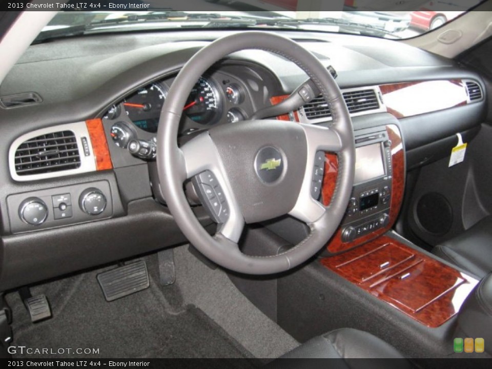 Ebony Interior Dashboard for the 2013 Chevrolet Tahoe LTZ 4x4 #77900920