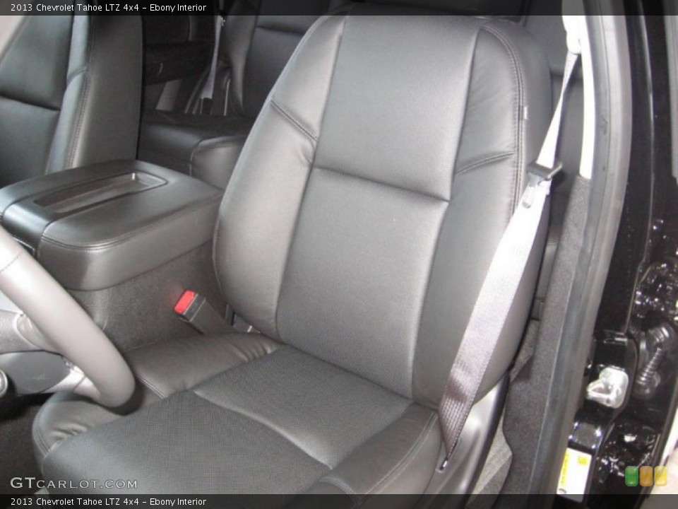 Ebony Interior Front Seat for the 2013 Chevrolet Tahoe LTZ 4x4 #77900938