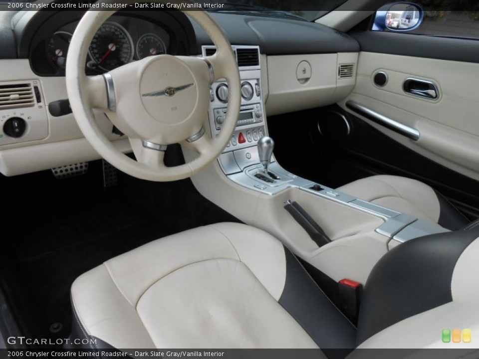 Dark Slate Gray/Vanilla Interior Prime Interior for the 2006 Chrysler Crossfire Limited Roadster #77902807