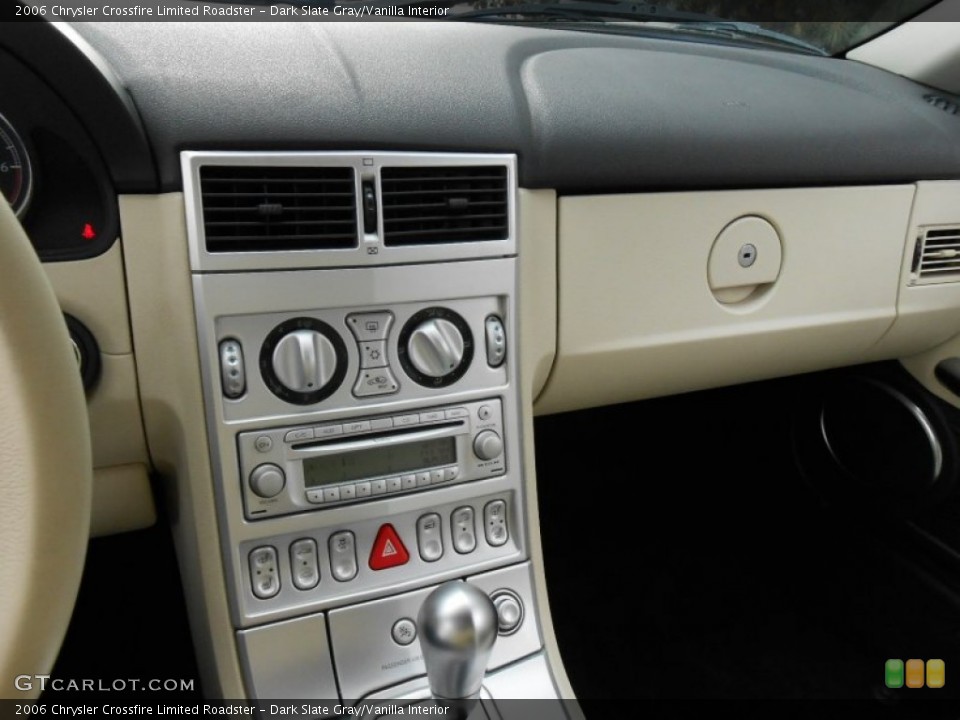 Dark Slate Gray/Vanilla Interior Controls for the 2006 Chrysler Crossfire Limited Roadster #77902825