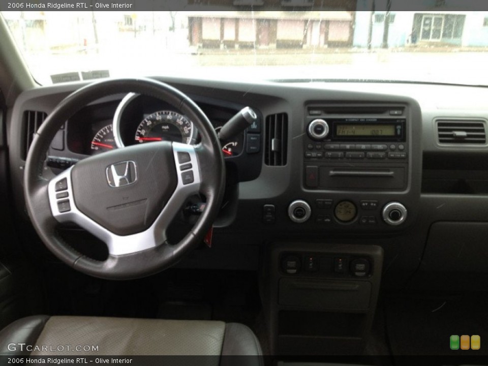 Olive Interior Dashboard for the 2006 Honda Ridgeline RTL #77903042