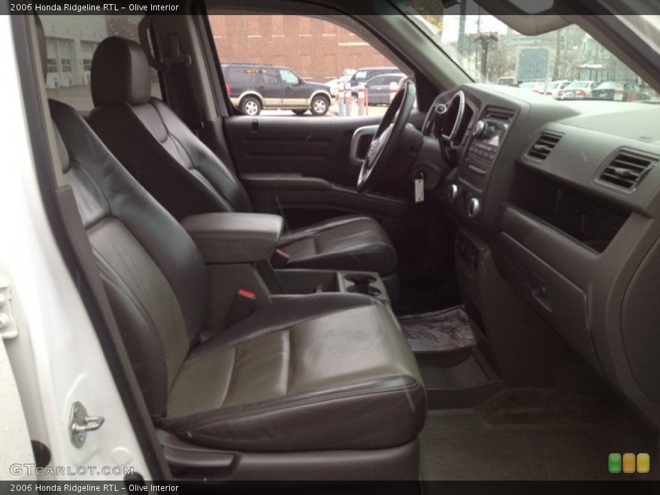 Olive Interior Front Seat for the 2006 Honda Ridgeline RTL #77903050
