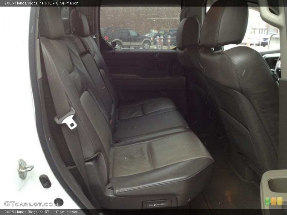 Olive Interior Rear Seat for the 2006 Honda Ridgeline RTL #77903058