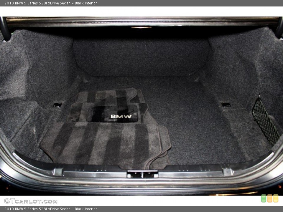 Black Interior Trunk for the 2010 BMW 5 Series 528i xDrive Sedan #77903098