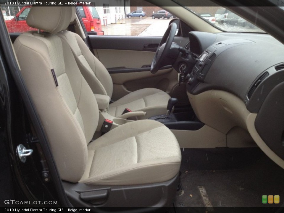 Beige Interior Front Seat for the 2010 Hyundai Elantra Touring GLS #77903440