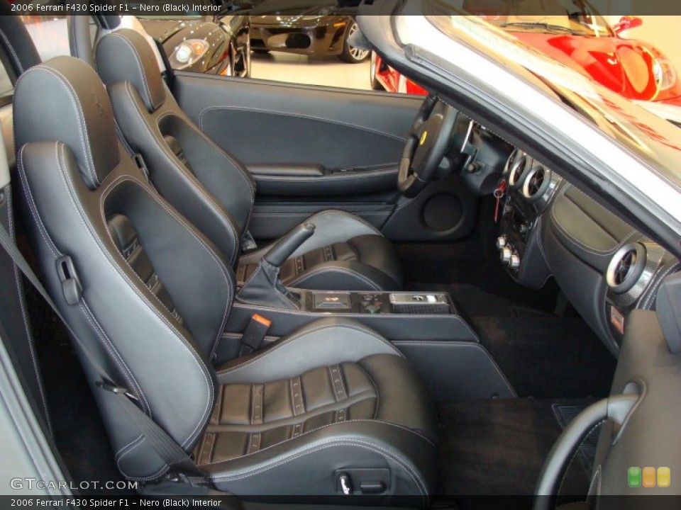 Nero (Black) Interior Front Seat for the 2006 Ferrari F430 Spider F1 #77903617