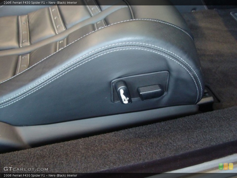 Nero (Black) Interior Front Seat for the 2006 Ferrari F430 Spider F1 #77903635