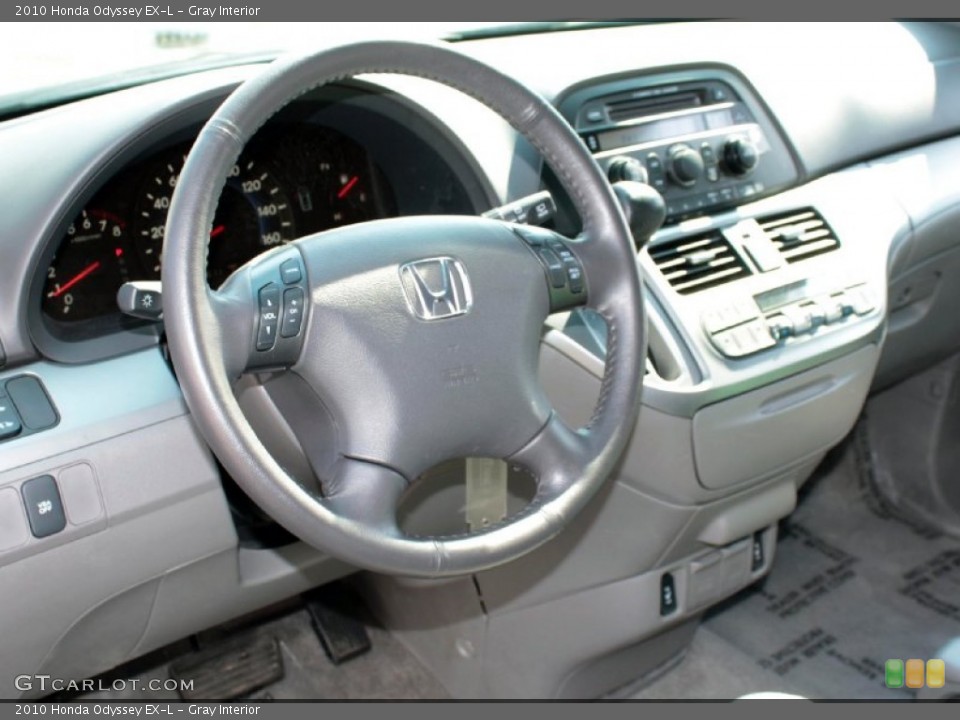 Gray Interior Steering Wheel for the 2010 Honda Odyssey EX-L #77903845