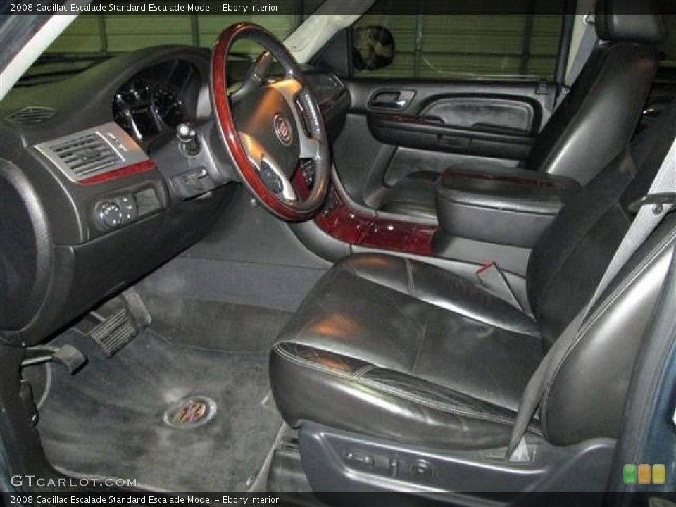 Ebony Interior Photo for the 2008 Cadillac Escalade  #77904119