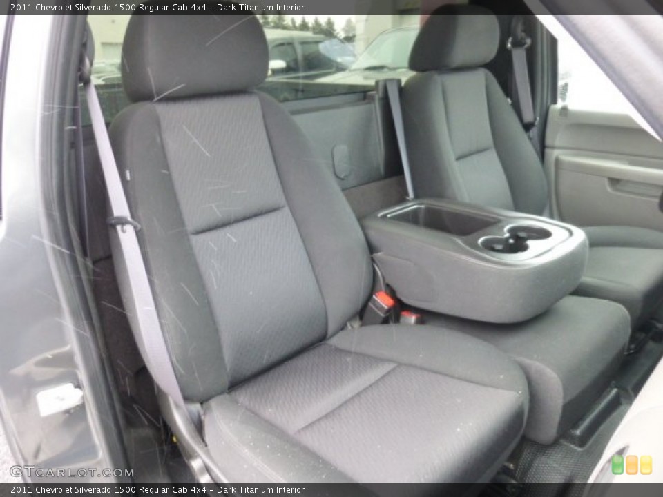 Dark Titanium Interior Front Seat for the 2011 Chevrolet Silverado 1500 Regular Cab 4x4 #77904736