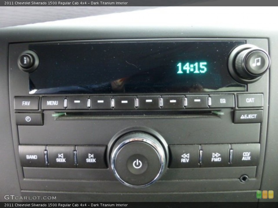 Dark Titanium Interior Audio System for the 2011 Chevrolet Silverado 1500 Regular Cab 4x4 #77904781