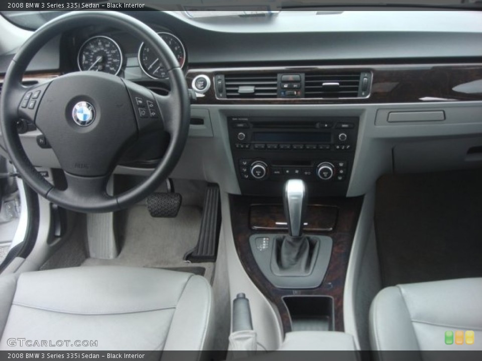 Black Interior Dashboard for the 2008 BMW 3 Series 335i Sedan #77905453