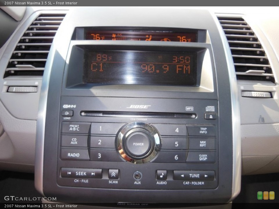 Frost Interior Controls for the 2007 Nissan Maxima 3.5 SL #77905930