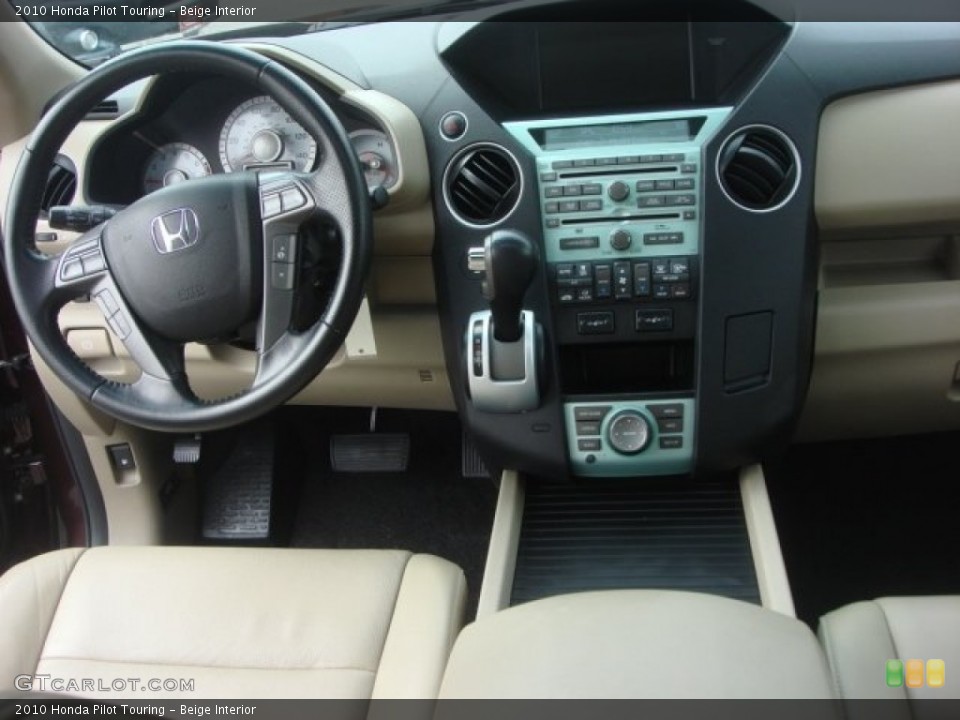 Beige Interior Dashboard for the 2010 Honda Pilot Touring #77906029