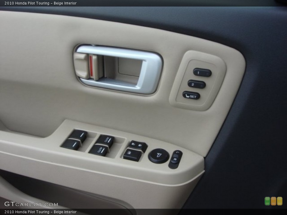 Beige Interior Controls for the 2010 Honda Pilot Touring #77906068