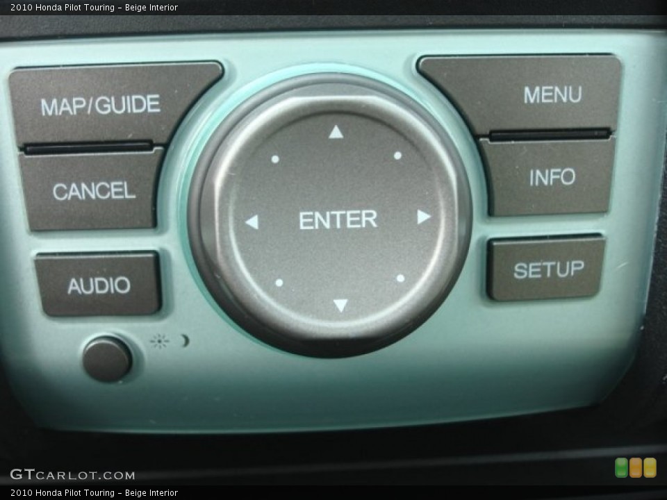 Beige Interior Controls for the 2010 Honda Pilot Touring #77906182