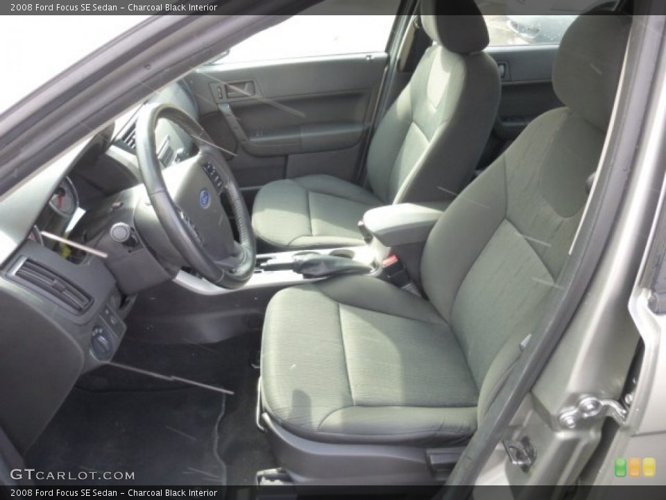 Charcoal Black Interior Front Seat for the 2008 Ford Focus SE Sedan #77906376