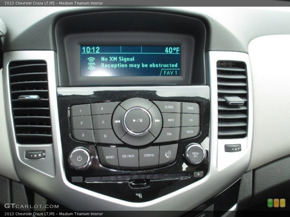 Medium Titanium Interior Controls for the 2013 Chevrolet Cruze LT/RS #77907067