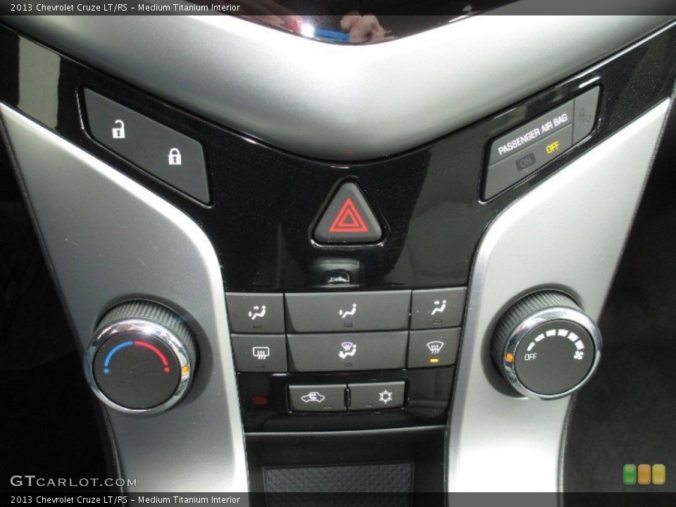 Medium Titanium Interior Controls for the 2013 Chevrolet Cruze LT/RS #77907282