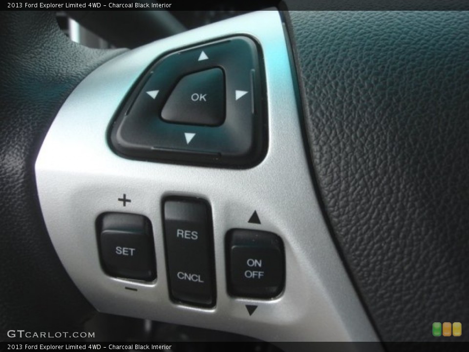 Charcoal Black Interior Controls for the 2013 Ford Explorer Limited 4WD #77907297