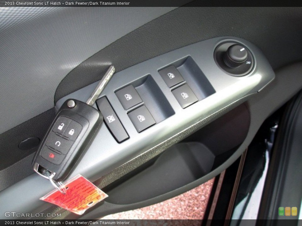 Dark Pewter/Dark Titanium Interior Controls for the 2013 Chevrolet Sonic LT Hatch #77907415