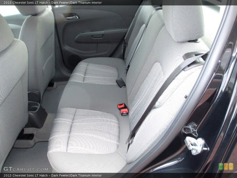 Dark Pewter/Dark Titanium Interior Rear Seat for the 2013 Chevrolet Sonic LT Hatch #77907610