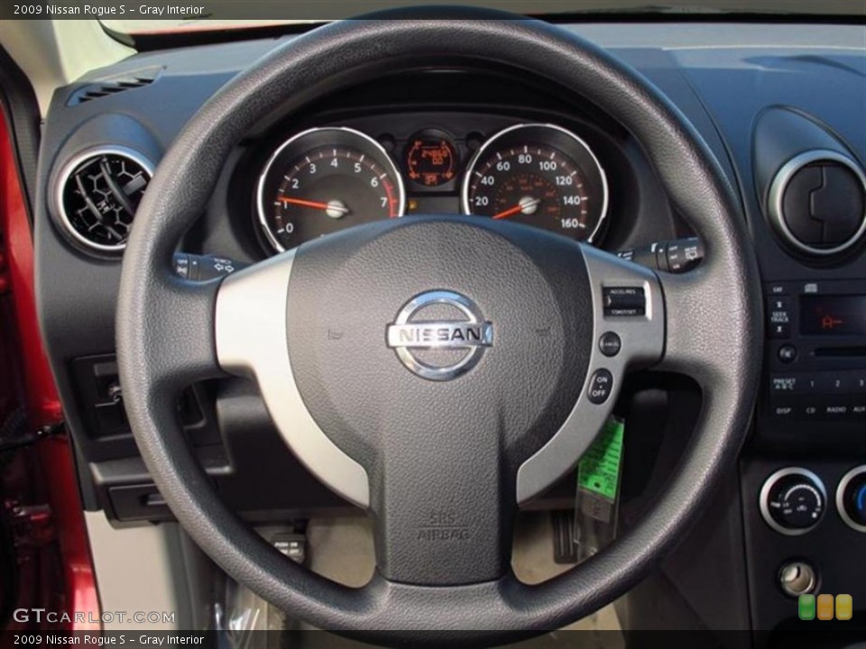 Gray Interior Steering Wheel for the 2009 Nissan Rogue S #77907949