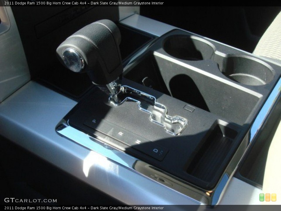 Dark Slate Gray/Medium Graystone Interior Transmission for the 2011 Dodge Ram 1500 Big Horn Crew Cab 4x4 #77908136