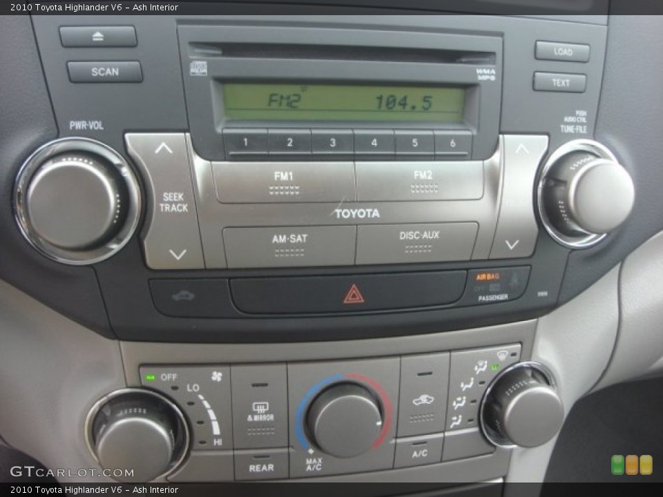 Ash Interior Controls for the 2010 Toyota Highlander V6 #77908390