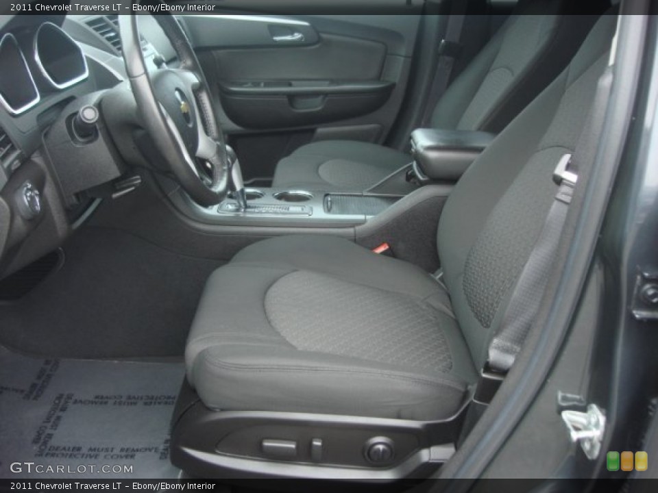 Ebony/Ebony Interior Front Seat for the 2011 Chevrolet Traverse LT #77908402
