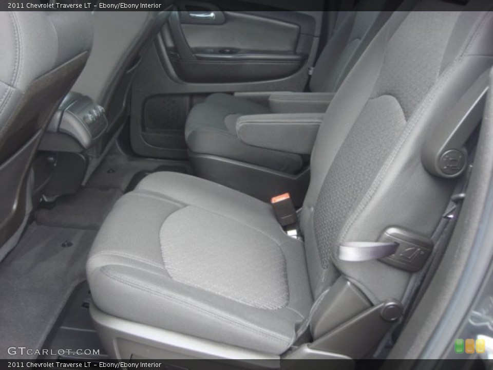 Ebony/Ebony Interior Rear Seat for the 2011 Chevrolet Traverse LT #77908417